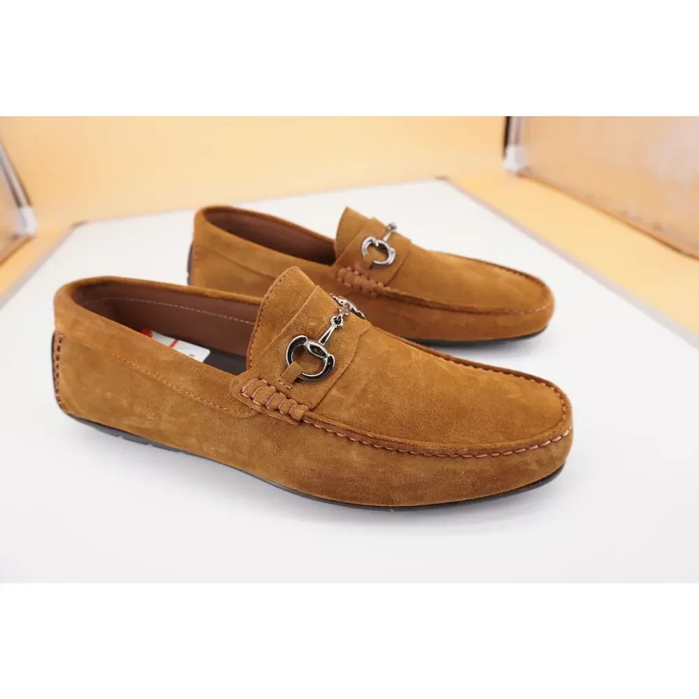 To Boot New York Nashua Brown Suede Men's Penny Bit loafer SZ 11.5 Driver Sigaro
